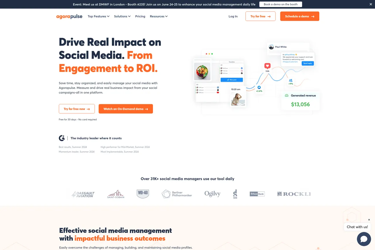 Why choose Agorapulse as your next tool?