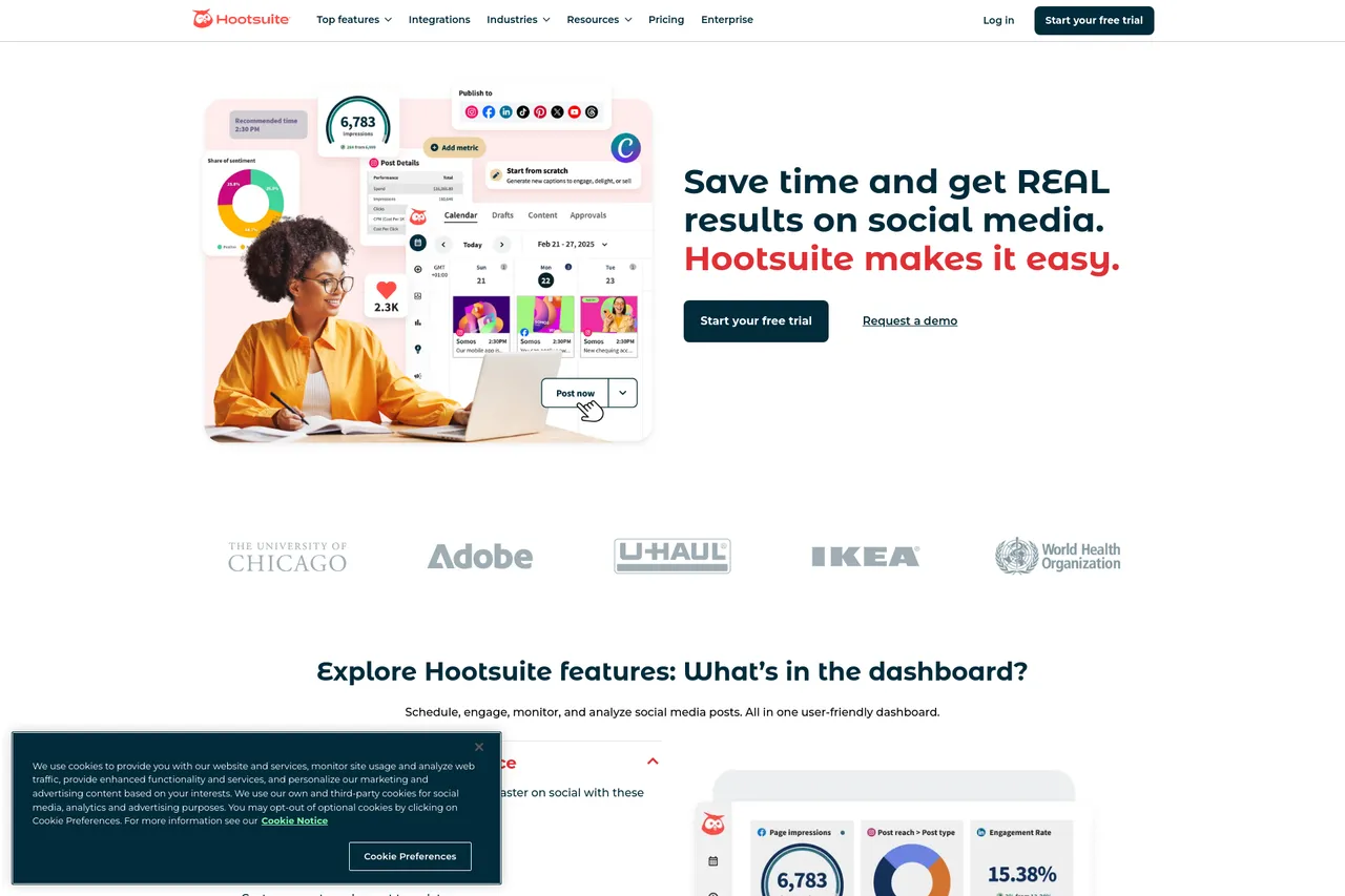 Why choose Hootsuite for your social media needs?