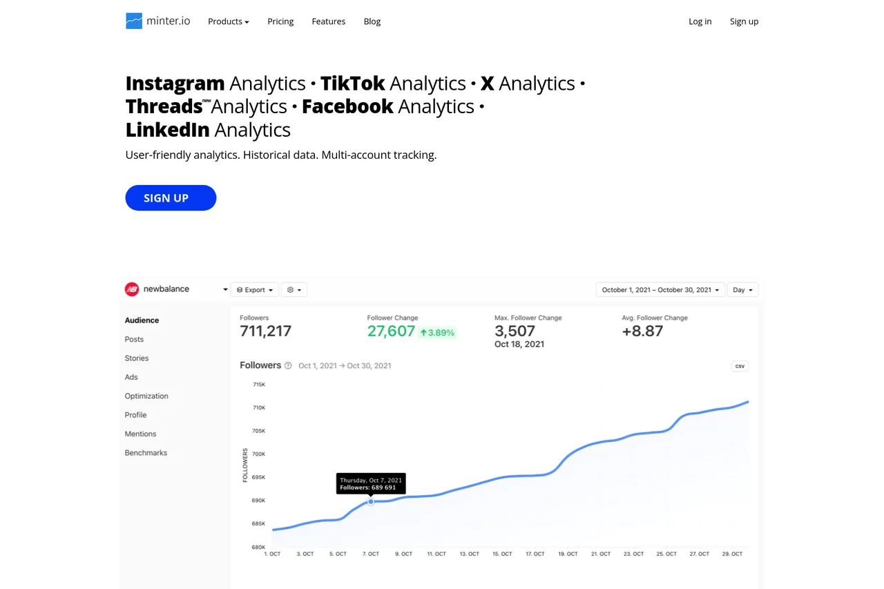 Minter.io ile Instagram analizini keşfedin!