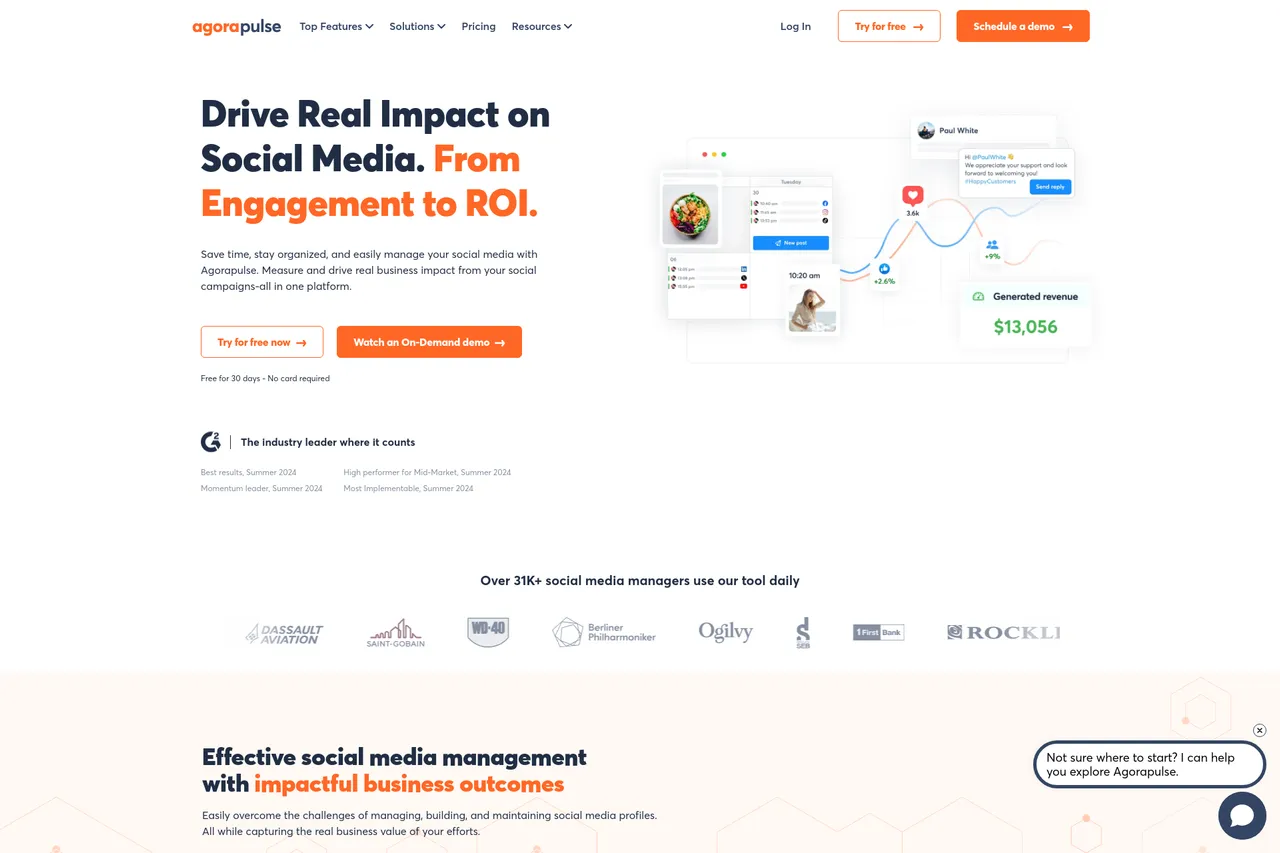 Why choose Agorapulse as your top alternative?