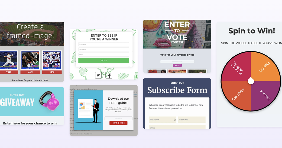 Why choose ShortStack for your brand giveaways?