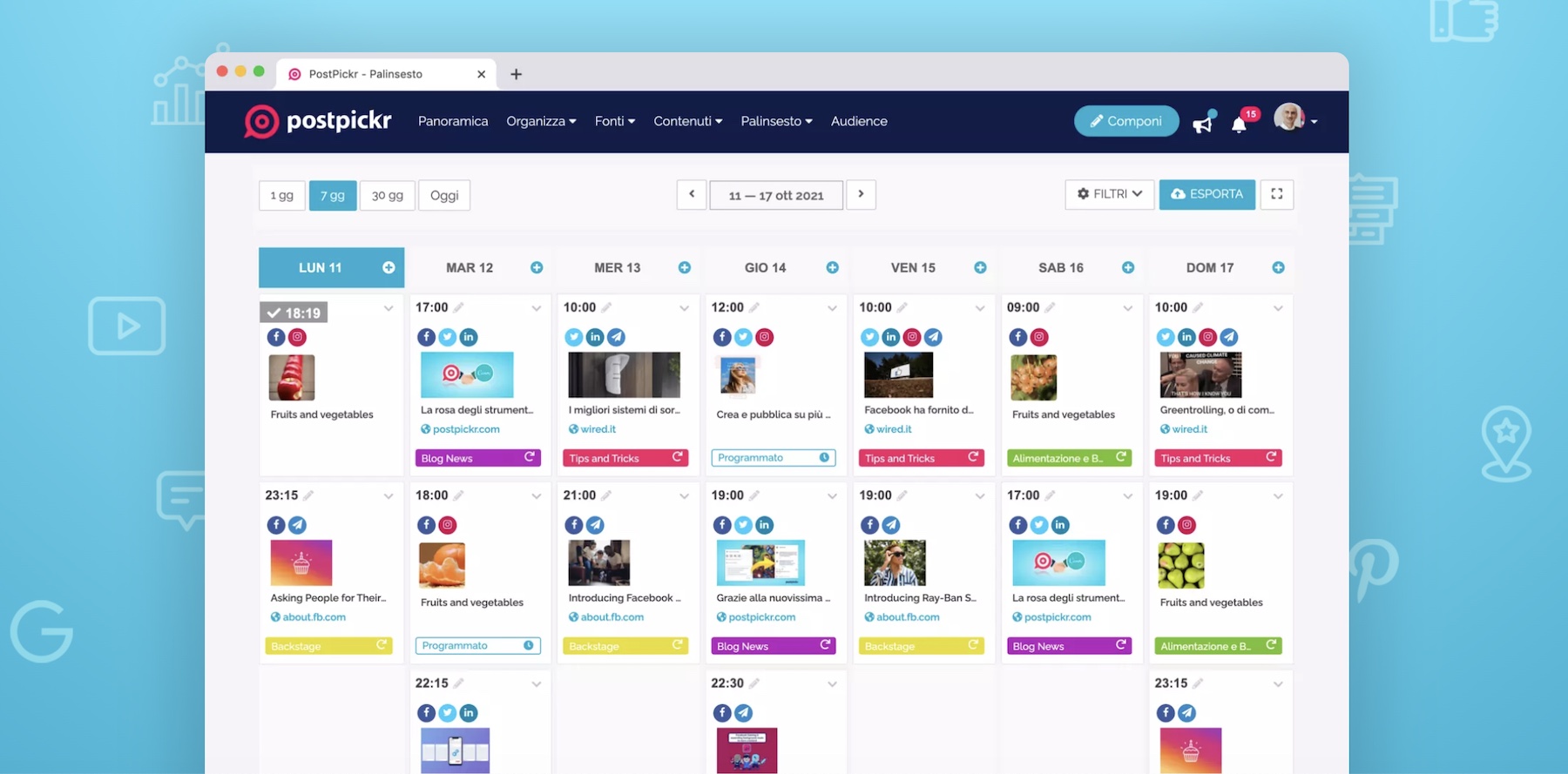 PostPickr: alternativa efficiente a SocialPlanner! PostPickr: alternativa efficiente a SocialPlanner!