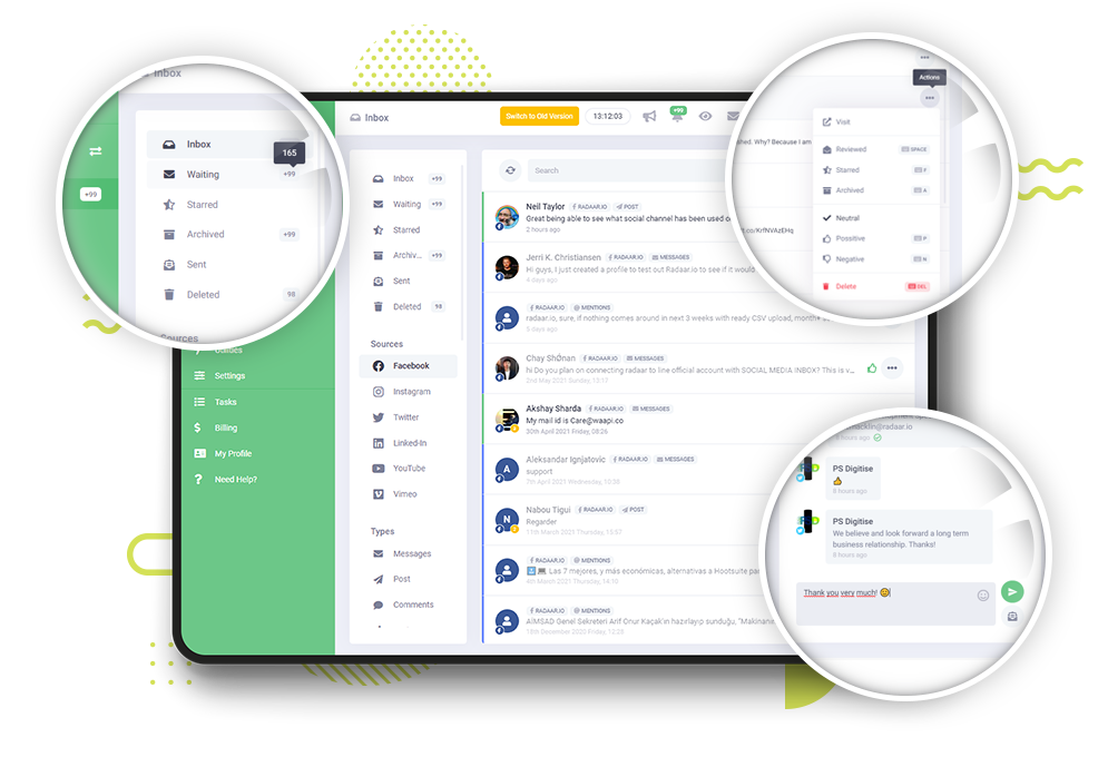How to use social media inbox? How to use social media inbox?