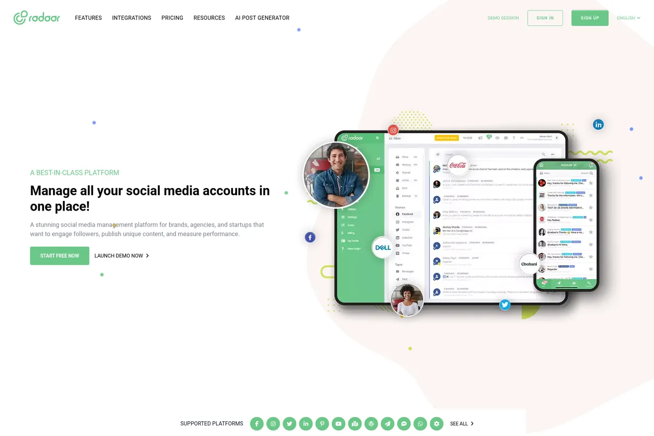 Why should you try RADAAR for social media tasks?