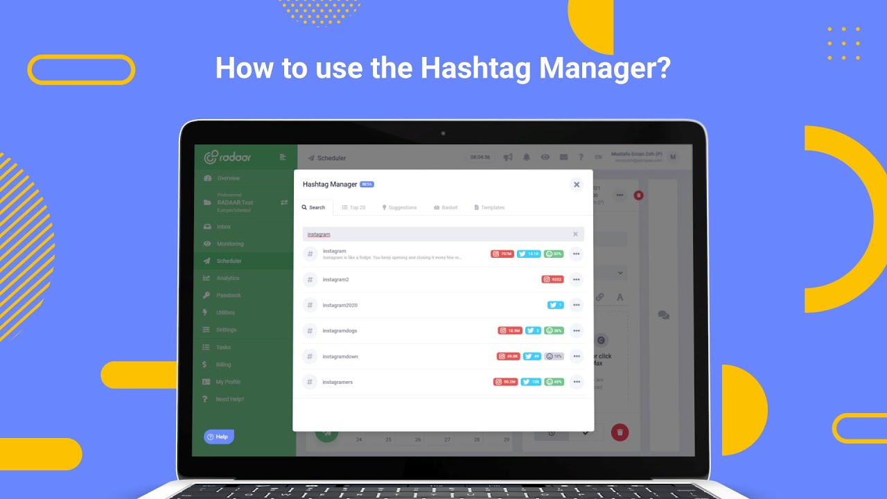 How to use the Hashtag Manager?