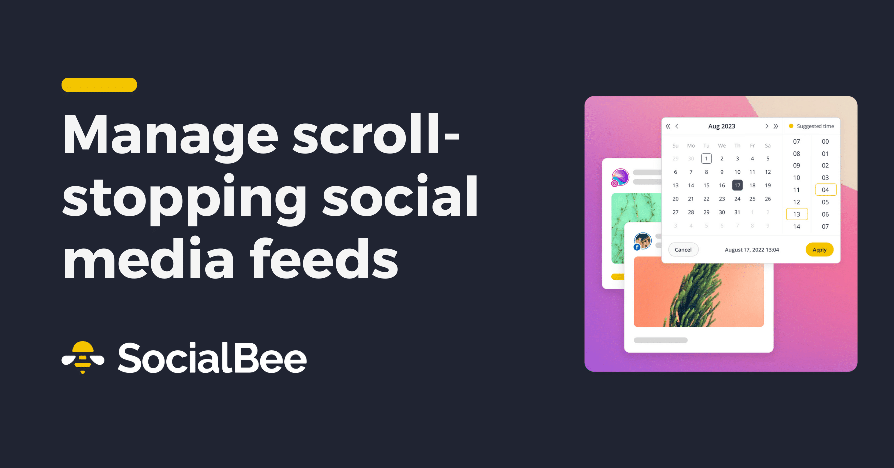 Why SocialBee stands out for captions in 2026?