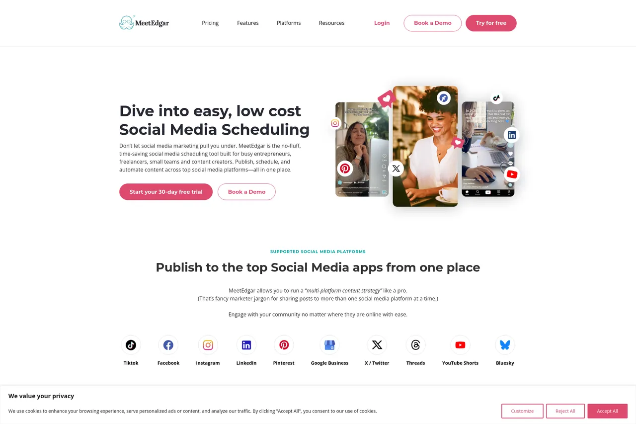 MeetEdgar aide les équipes social avec facilité!