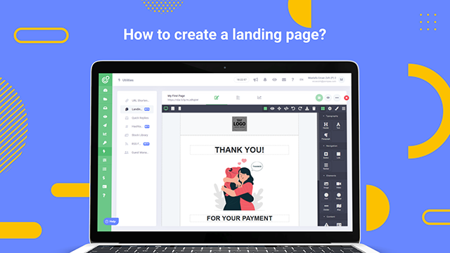 See how you can create your first landing page...