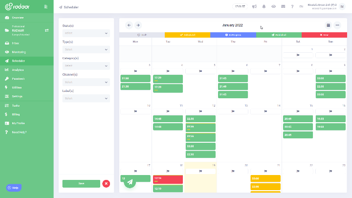 Schedule all of your content like never before!
