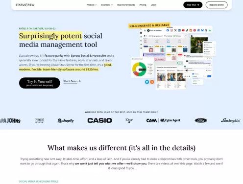 Statusbrew’ün 2025’teki en iyi alternatifleri hangileri?