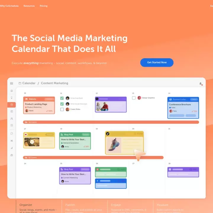 What are the best alternatives to CoSchedule in 2025?