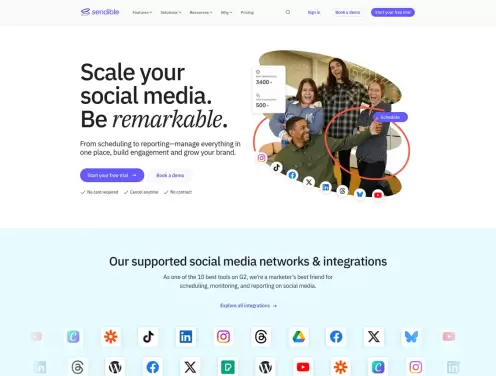 2025’te Sendible'a en iyi alternatifler hangileri?