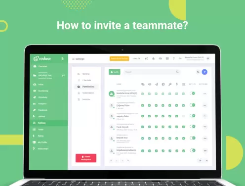 How to invite a teammate?
