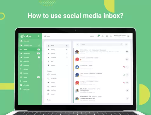 How to use social media inbox?