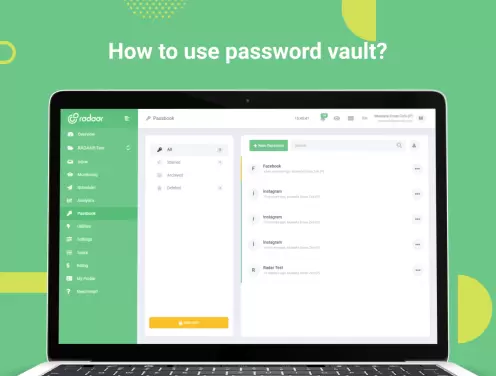 How to use password vault?