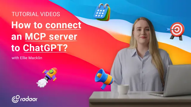 How can I manually connect RADAAR to ChatGPT?