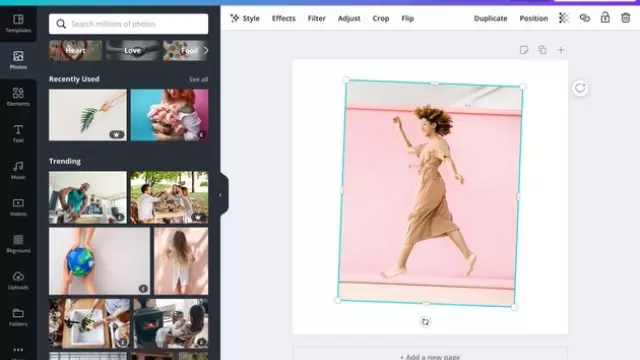 Enderezar sus fotos para mantener sus fotografías nítidas...