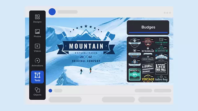اصنع تصميمًا رائعًا باستخدام VistaCreate badges ...
