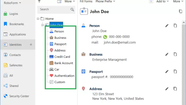 RoboForm, tek bir tıklamayla erişim sağlarken tüm günlüklerinizi ve şifrelerinizi saklamanıza yardımcı olan bir diğer şifre yöneticisidir. Otoma... RoboForm, tek bir tıklamayla erişim sağlarken tüm günlüklerinizi ve şifrelerinizi saklamanıza yardımcı olan bir diğer şifre yöneticisidir. Otoma...
