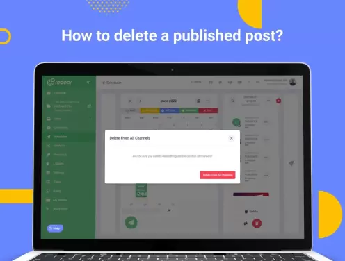 How to delete a published post?