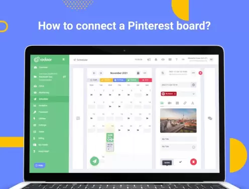 How to connect a Pinterest board?