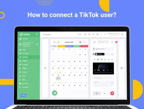 How to connect a TikTok user?