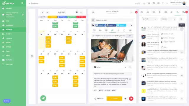 Запланируйте свой контент на каждой платформе.
