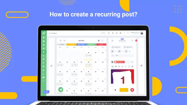 How to create a recurring post?