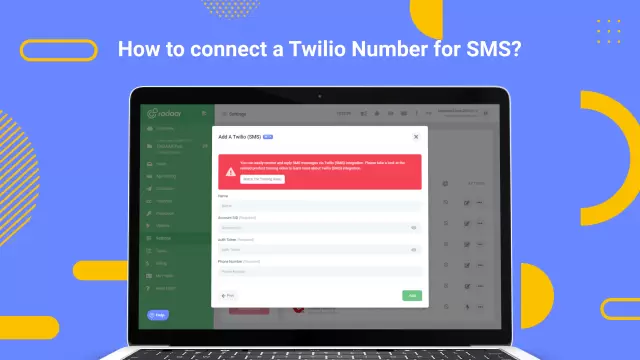 Comment connecter un numéro de téléphone Twilio pour les SMS ?